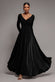 Plunge Neck Flared Skirt Maxi Dress DR2608