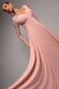 Plunge Neck Flared Skirt Maxi Dress DR2608