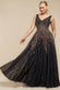 Sunray Hand Embellished Sequin A-Line Sleeveless Maxi Dress DR2882