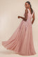 Sunray Hand Embellished Sequin A-Line Sleeveless Maxi Dress DR2882