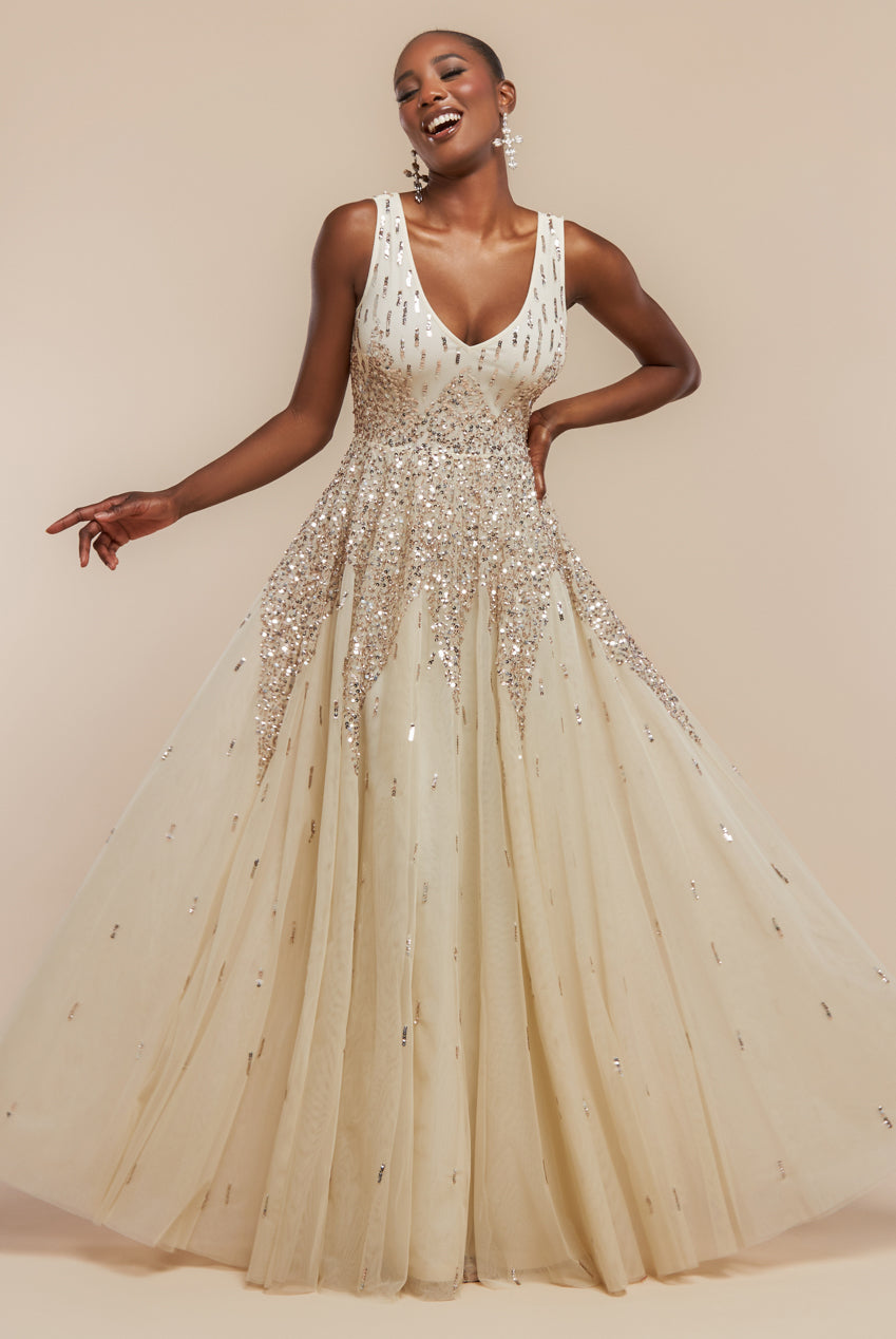 Wedding Dress Ivory And Gold Formal Dress Ivory And Gold Ball Gown