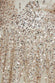 Sunray Hand Embellished Sequin A-Line Sleeveless Maxi Dress DR2882