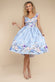 Sweetheart Floral Midi Dress DR3207