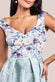 Sweetheart Floral Midi Dress DR3207