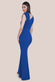 One Shoulder Scuba Crepe Evening Maxi Dress DR3231