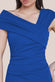 One Shoulder Scuba Crepe Evening Maxi Dress DR3231