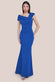 One Shoulder Scuba Crepe Evening Maxi Dress DR3231