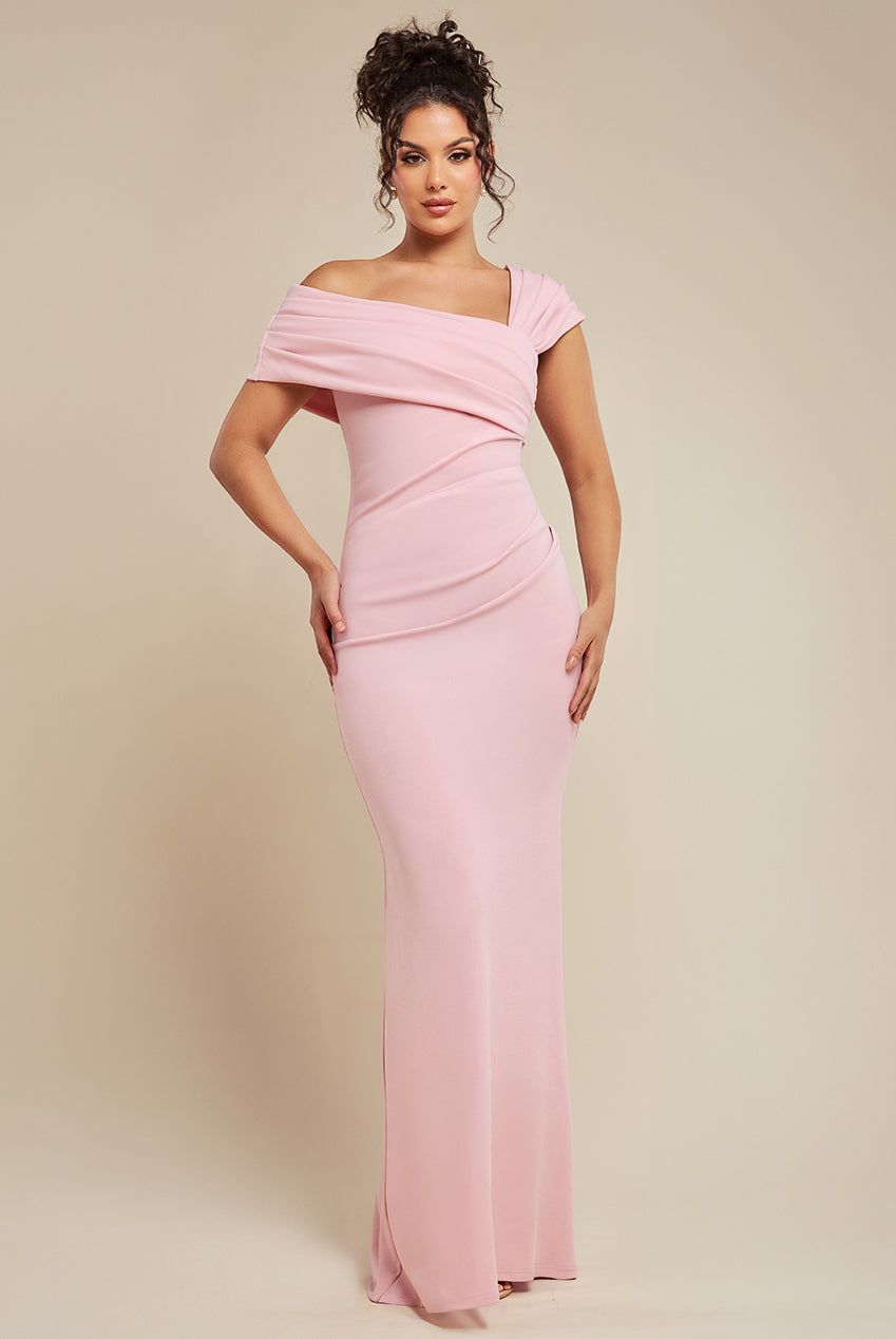 Wholesale One Shoulder Scuba Crepe Evening Maxi Dress City Goddess Wholesale One Shoulder Scuba Crepe Evening Maxi Dress City Goddess