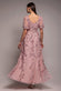 Mother Of The Bride Flared Sleeve Embroidered Maxi Dress DR3279