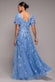 Flared Sleeve Embroidered Maxi Dress DR3279A