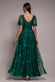 Mother Of The Bride Flared Sleeve Embroidered Maxi Dress DR3279
