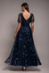 Flared Sleeve Embroidered Maxi Dress DR3279A