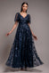 Flared Sleeve Embroidered Maxi Dress DR3279A