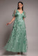 Mother Of The Bride Flared Sleeve Embroidered Maxi Dress DR3279