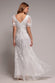 Flared Sleeve Embroidered Maxi Dress DR3279A
