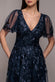 Mother Of The Bride Flared Sleeve Embroidered Maxi Dress DR3279