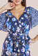 Flutter Sleeve Printed Midi Dress DR3462