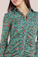 Floral Print Shirt Dress DR3499