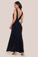 Front Wrap Gathered Maxi Dress DR3519