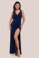 Front Wrap Gathered Maxi Dress DR3519