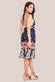 Halter Neck Printed Midi Dress DR3557