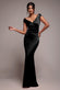 Satin Off The Shoulder Maxi Dress DR3580
