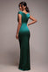 Satin Off The Shoulder Maxi Dress DR3580