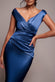 Satin Off The Shoulder Maxi Dress DR3580