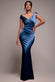 Satin Off The Shoulder Maxi Dress DR3580