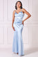 Cowl Back Satin Maxi Dress DR3920