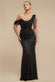 Sequin Cowl One Shoulder Maxi Dress DR4020