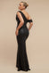 Sequin Cowl One Shoulder Maxi Dress DR4020