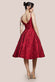 Jacquard Strappy Midi Dress DR4163
