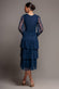 GATHERED HIGH & LOW TIERED MIDI DRESS DR4262