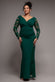 Scuba & Lace Wrap Maxi Dress DR4366PLUS