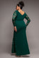 Scuba & Lace Wrap Maxi Dress DR4366PLUS