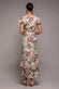 Floral Wrap High And Low Midaxi Dress DR4369