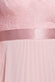 Scalloped Lace Bodice Pleated Chiffon A Line Maxi Dress DR4390