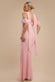 Scalloped Lace & Chiffon Winged Corset Bodice Maxi Dress DR4397