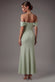 PETITE BARDOT SCUBA & CHIFFON COWL MAXI DRES DR4438QZPETITE