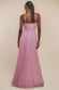 Sleeveless Pleated A Line Lurex Maxi Dress DR4494