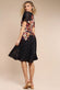 Floral Flutter Sleeve Wrap Midi Dress DR4548