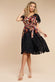 Floral Flutter Sleeve Wrap Midi Dress DR4548
