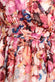 Floral Flutter Sleeve Wrap Midi Dress DR4548