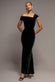 ONE SHOULDER VELVET MAXI DRESS DR4578