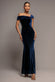 ONE SHOULDER VELVET MAXI DRESS DR4578