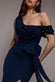 One Shoulder Cowl With Bow Detail Maxi Dress DR4606