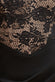 One Shoulder Organza  Fan Detail Lace Bodice Midi Dress DR4607