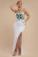 Sequin Butterfly Front Split Maxi Dress DR4609