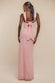 Halterneck Thigh Split Chiffon Maxi Dress DR4610